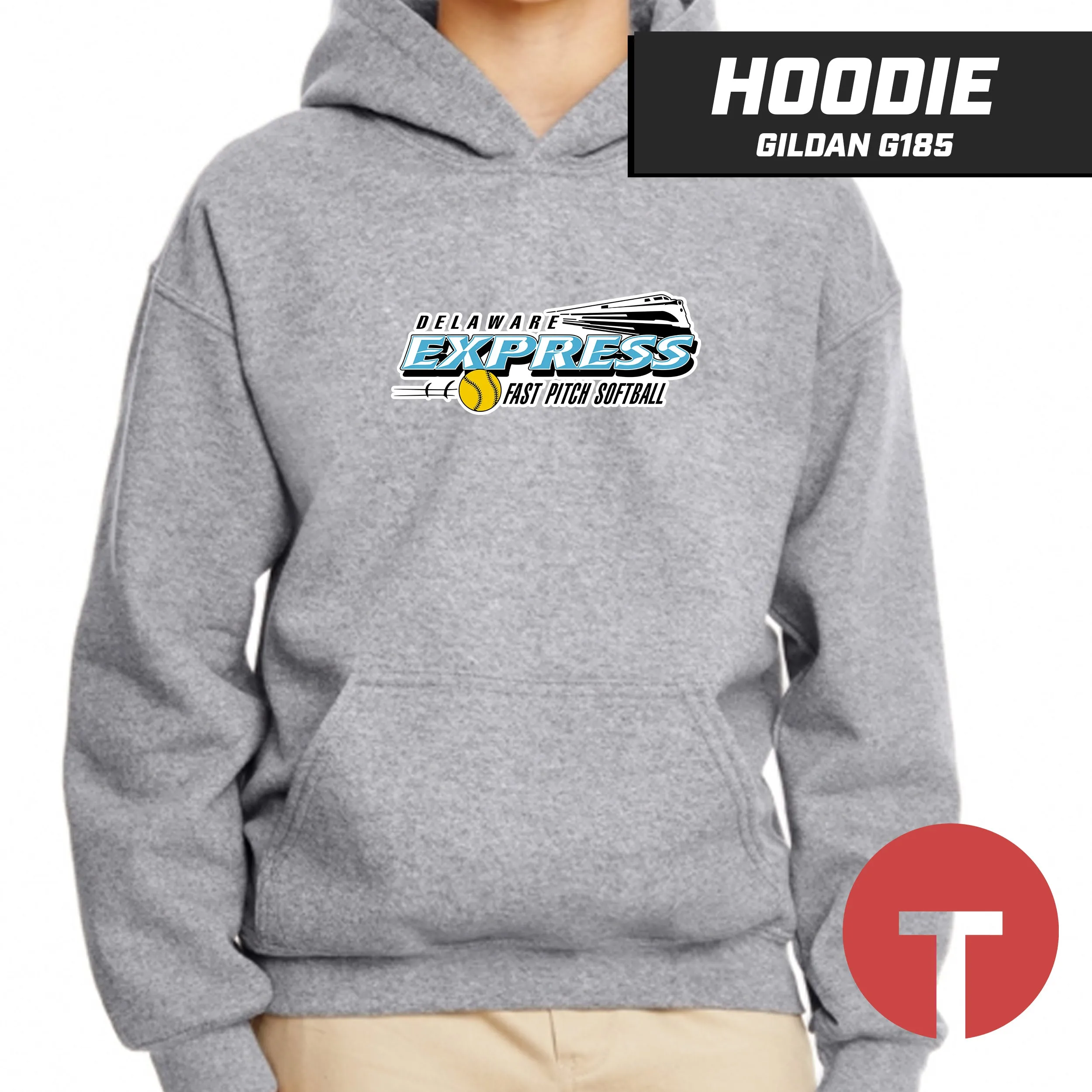 Delaware Express - Hoodie Gildan G185