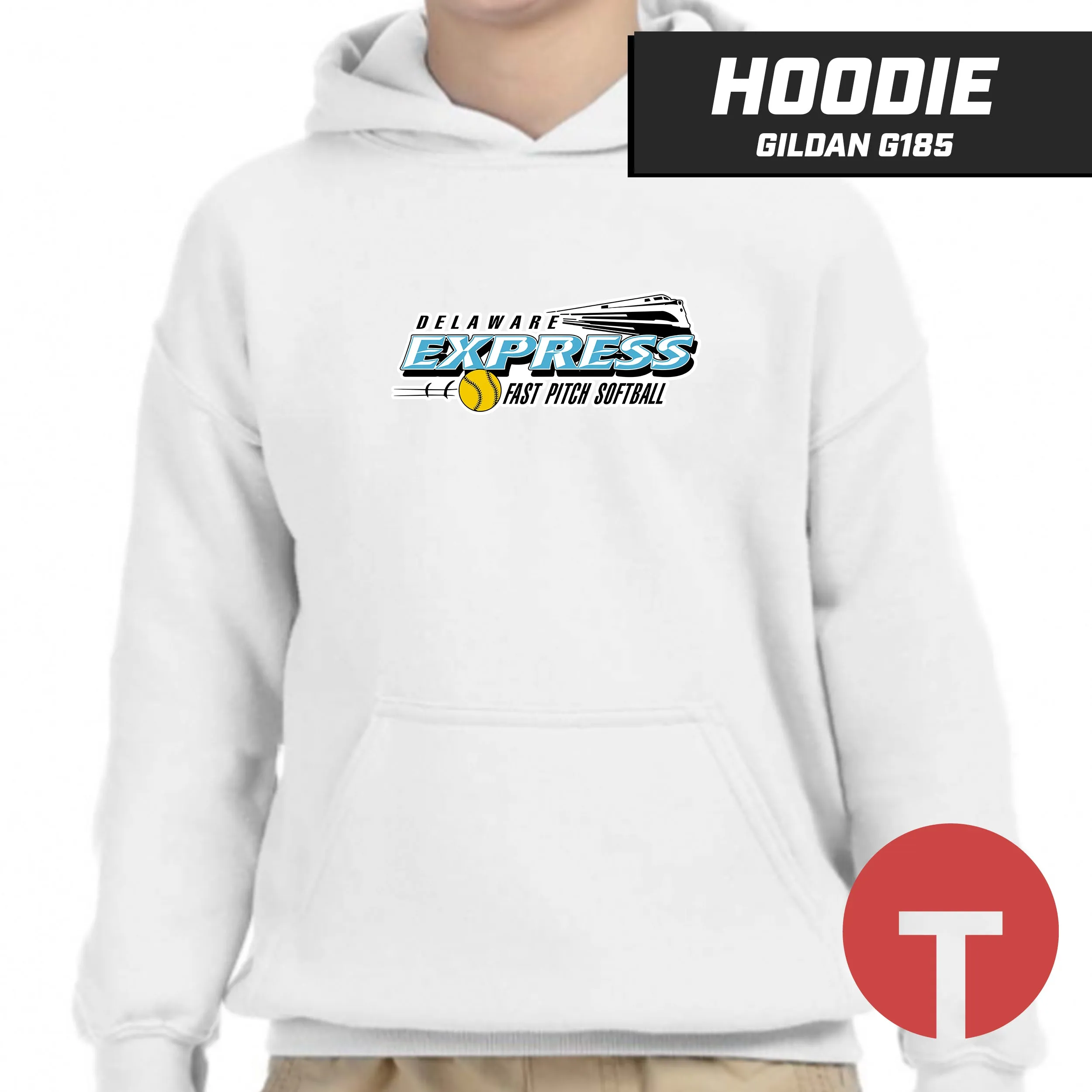 Delaware Express - Hoodie Gildan G185