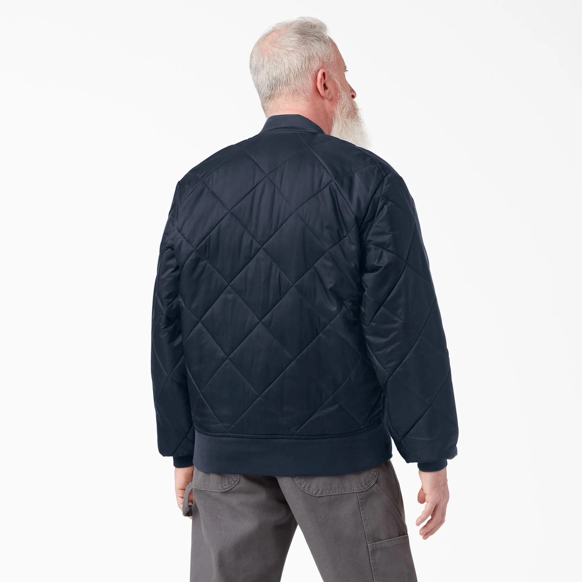 Dickies Men's Diamond Quilted Jacket Dark Navy 61242DN