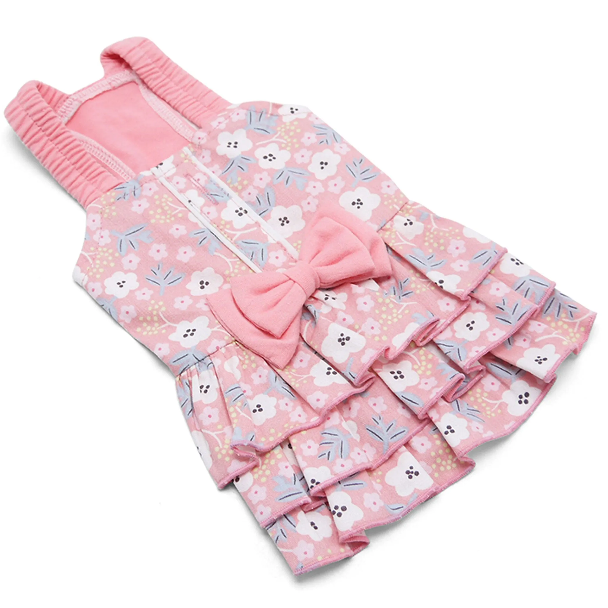 Dogo Pet Fashions Sweet Floral Dress for Dogs - Pink