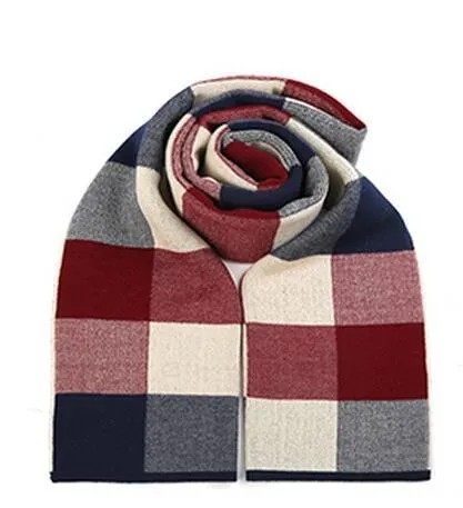 DOTAIN  WY02 Plaid Scarf for Men