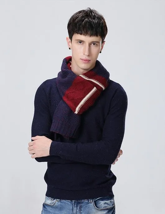 DOTAIN  WY03 Plaid Scarf for Men