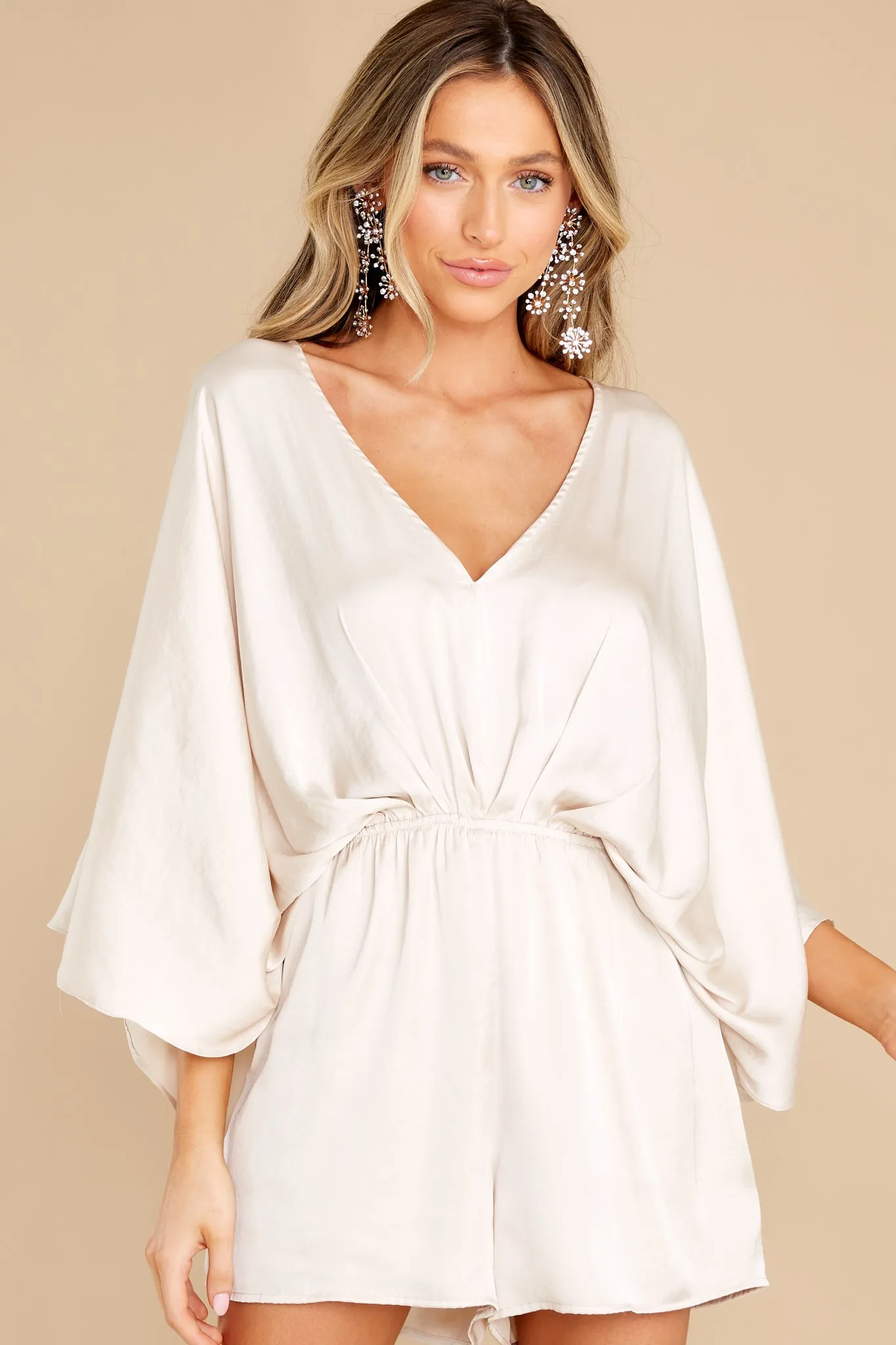 Everlasting Goddess Champagne Romper