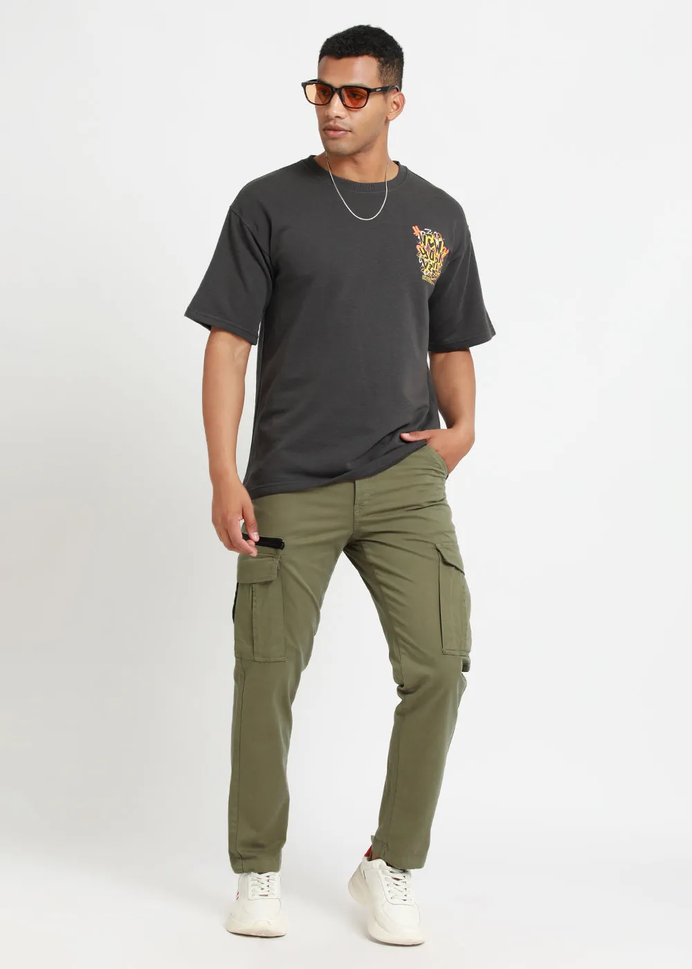 Fern Olive Zip Cargo