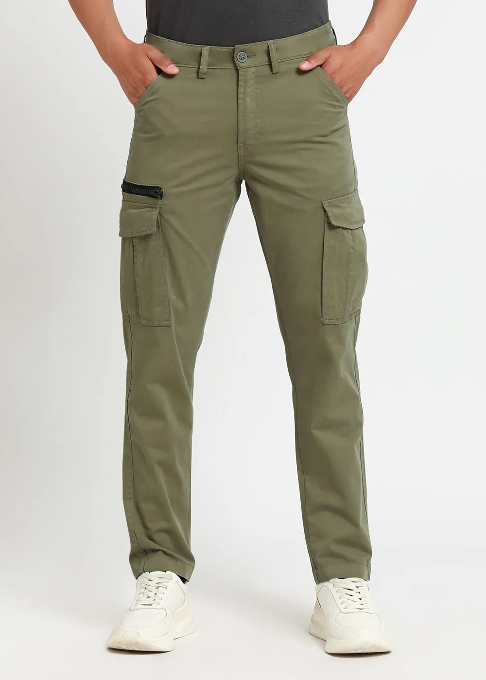 Fern Olive Zip Cargo