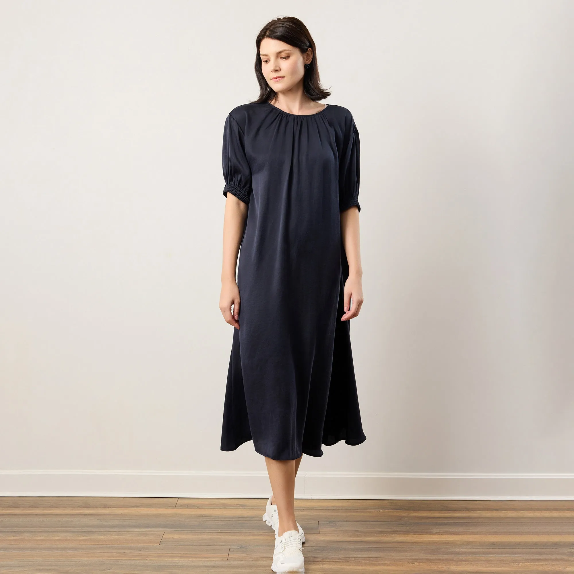 Flow TENCEL™ LUXE Puffed Sleeve Maxi Dress