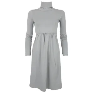 Gray Turtleneck Dress