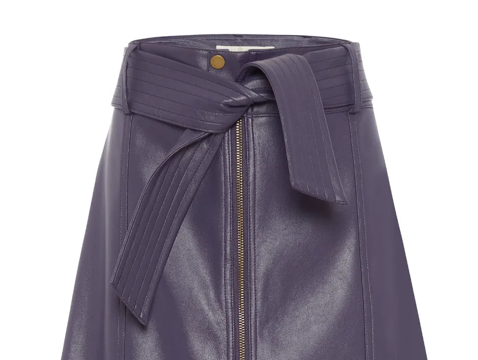 GREENWICH SKIRT IN PLUM