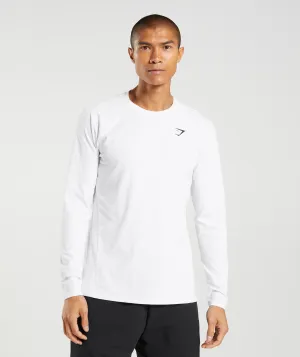 Gymshark Critical Long Sleeve T-Shirt - White