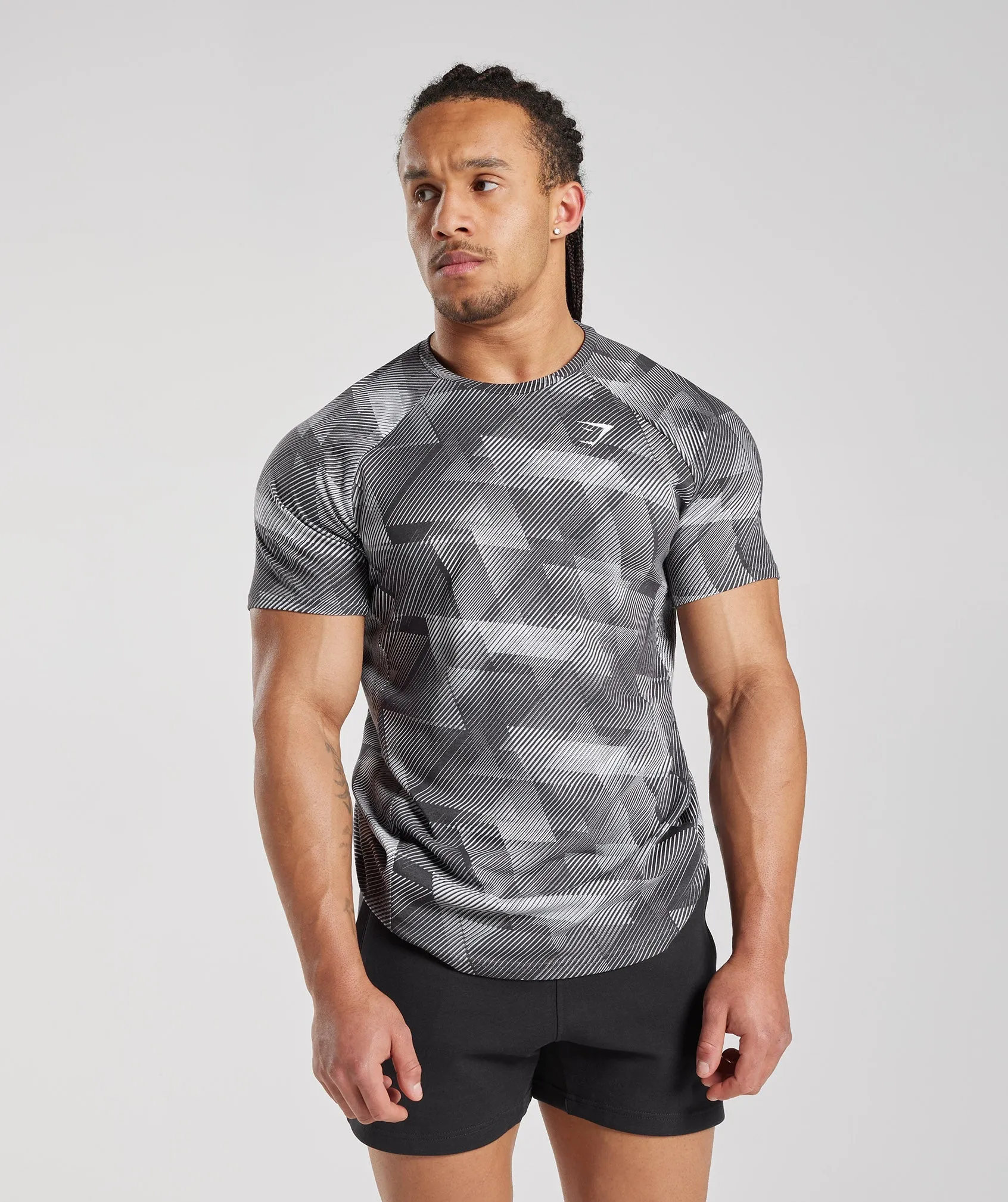 Gymshark React T-Shirt - Silhouette Grey