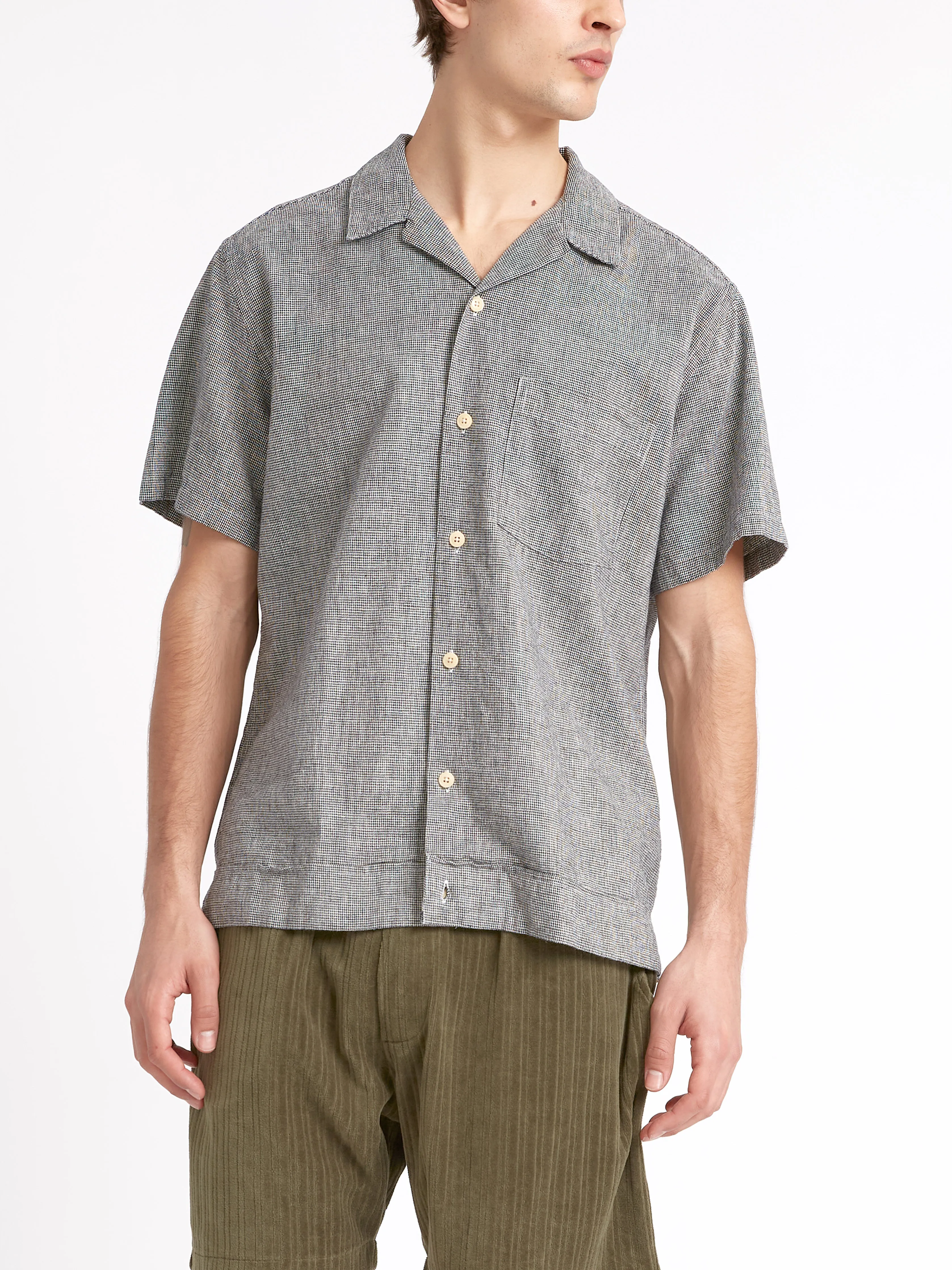 Havana Short Sleeve Shirt Rackfield Black/White