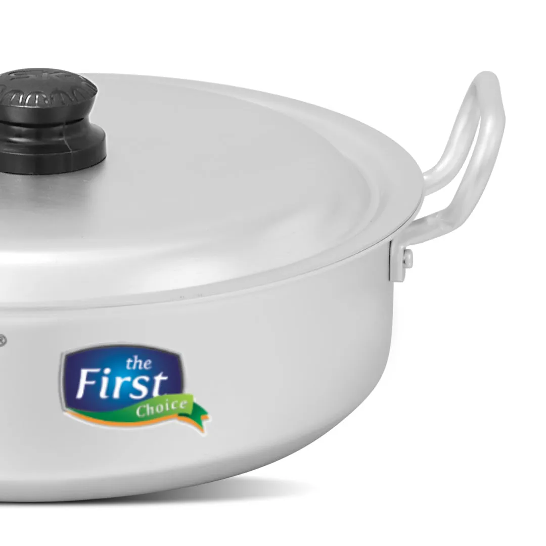 Heaviest Gauged Anodize Flat Wok (Lagaan Pateela)