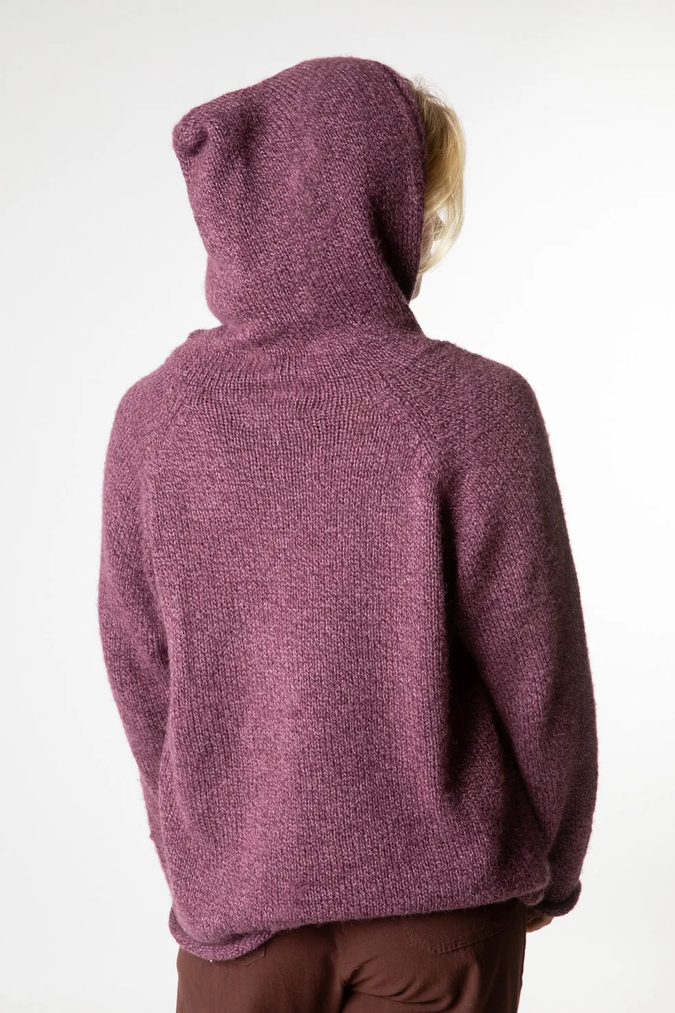 Hooded Unisex Alpaca Sweater