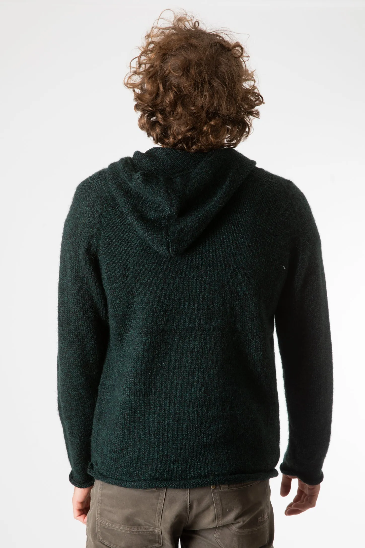 Hooded Unisex Alpaca Sweater