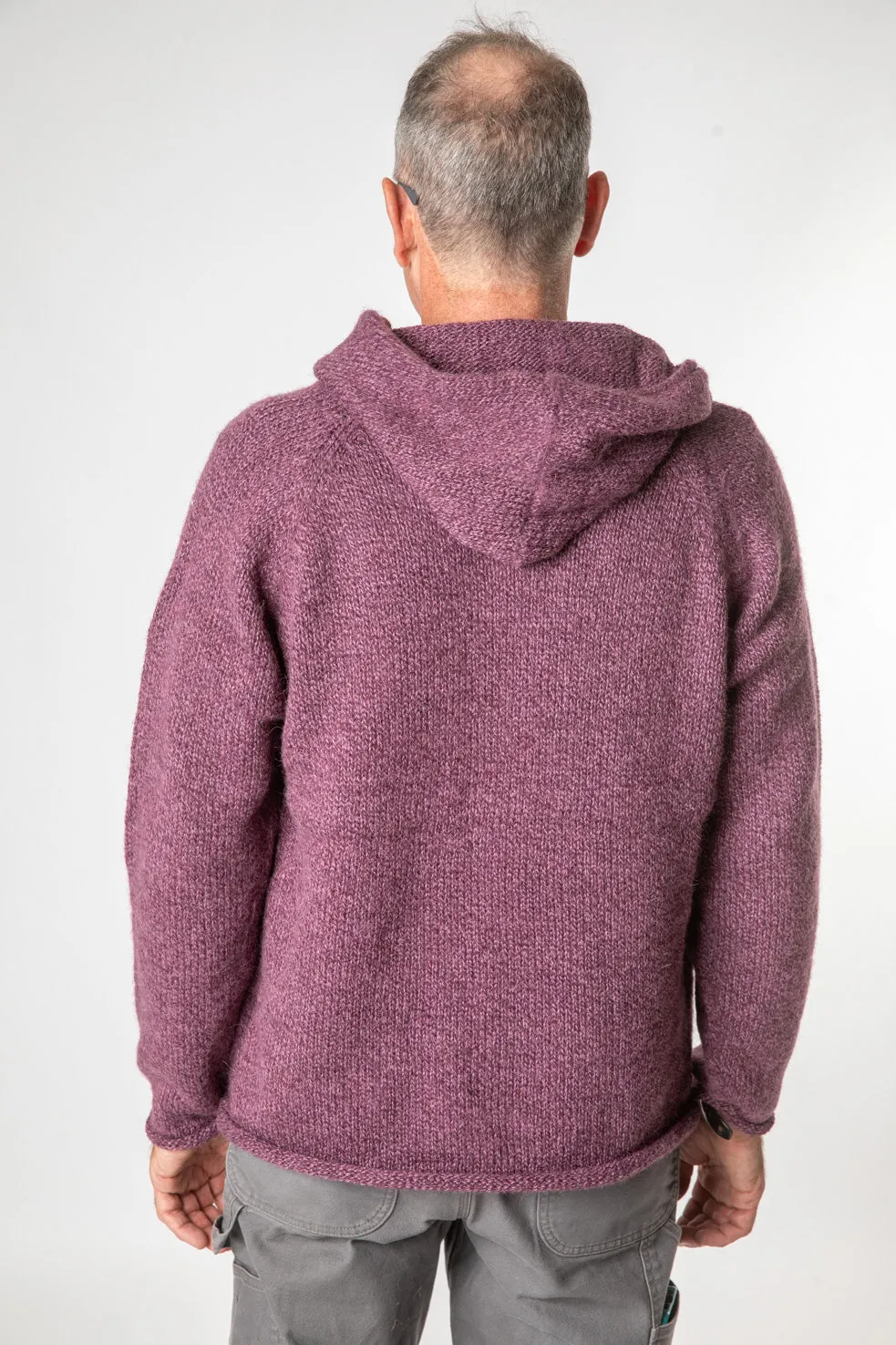 Hooded Unisex Alpaca Sweater