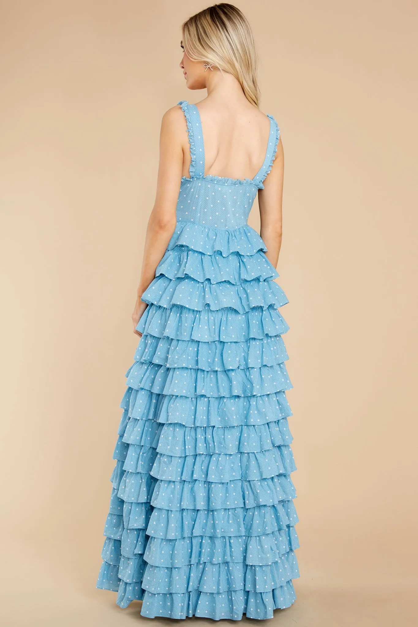 Idra Blue Bonnet Dress