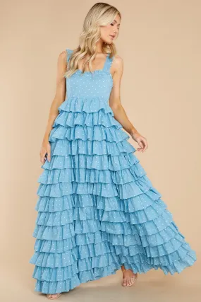 Idra Blue Bonnet Dress