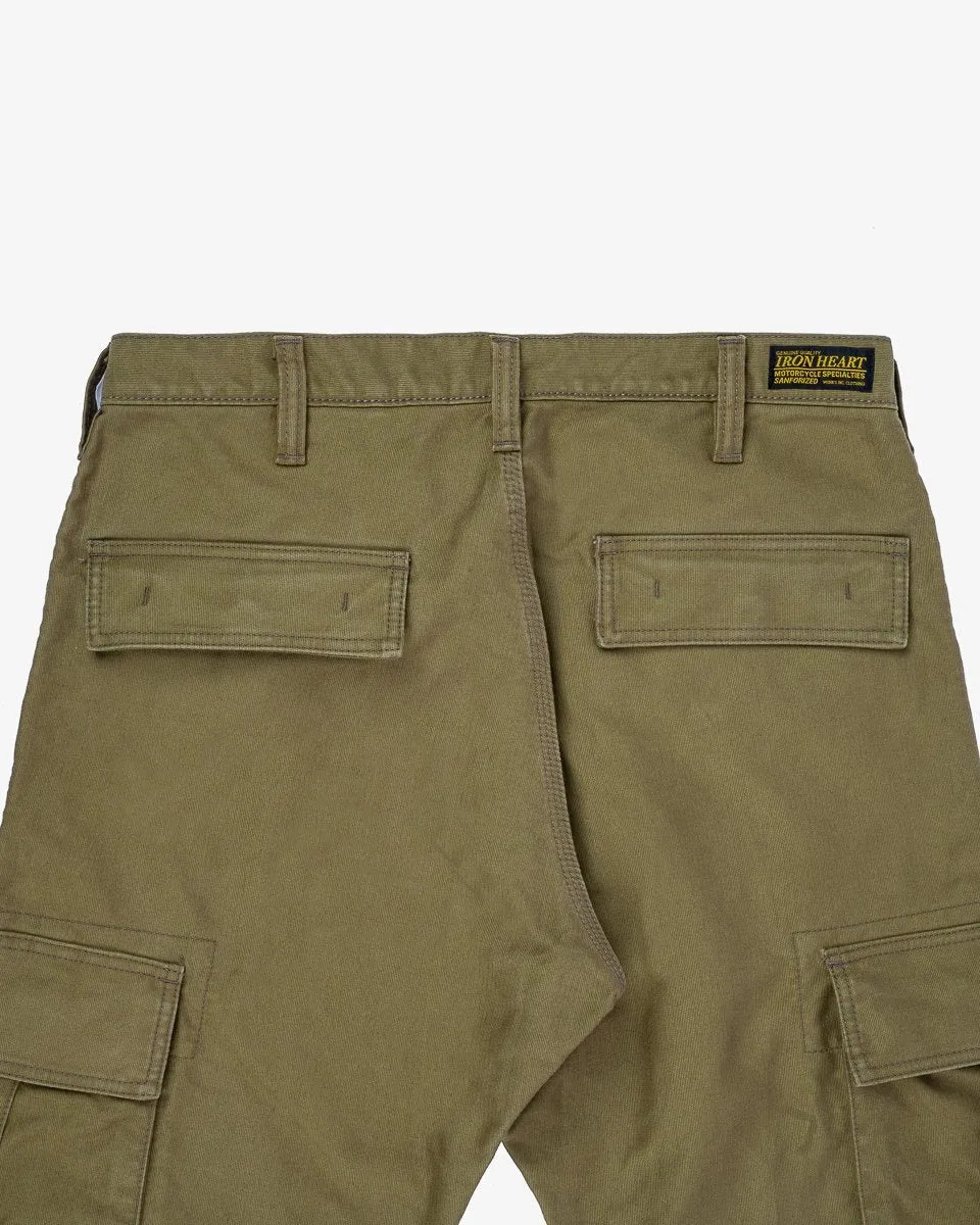 IH-738-KHA Whipcord Cargo Pants - Khaki