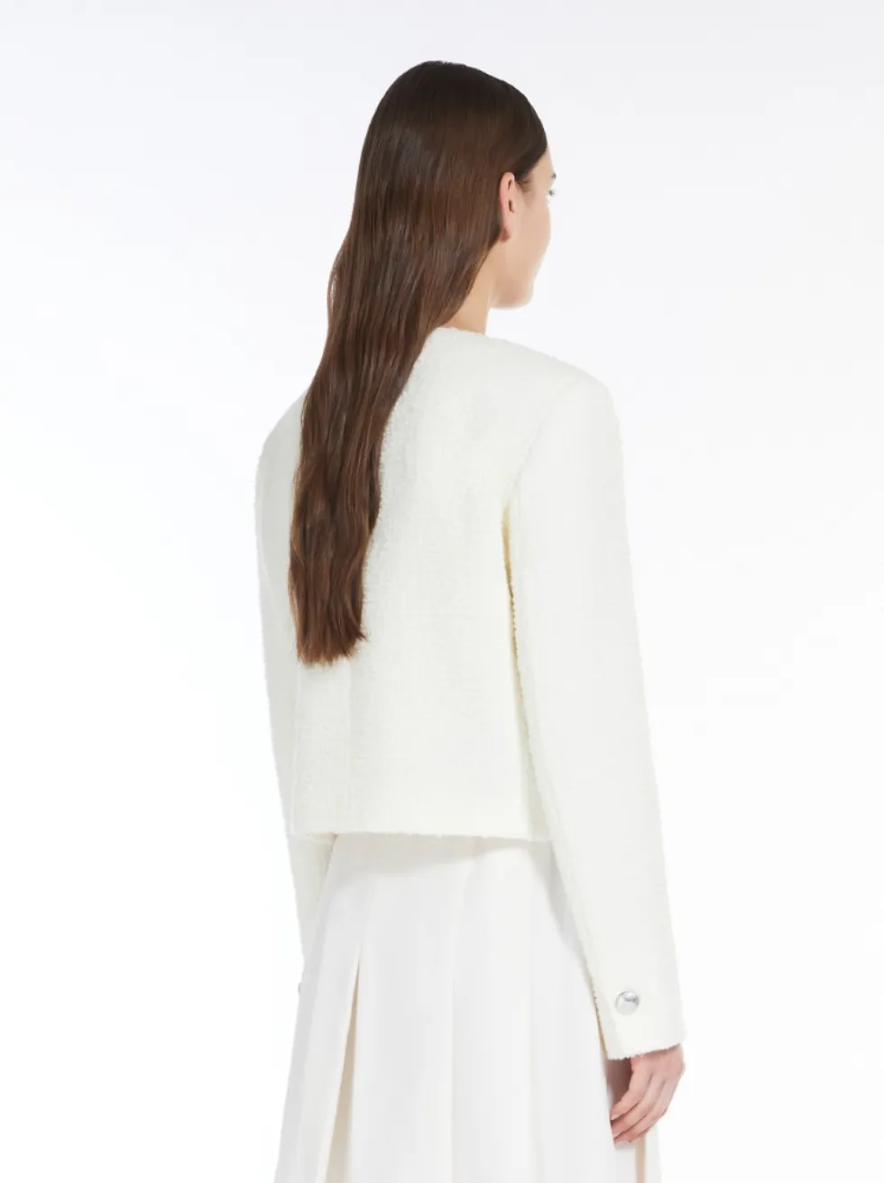 Ivory Onirica Bouclé Jacket