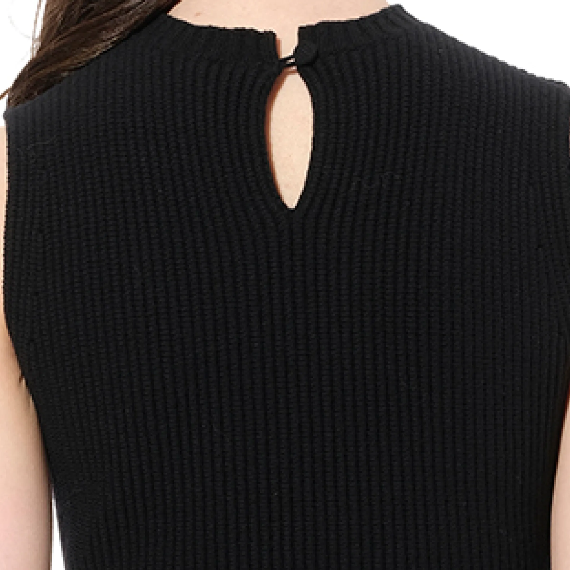 Knit Dress in Black/Gold