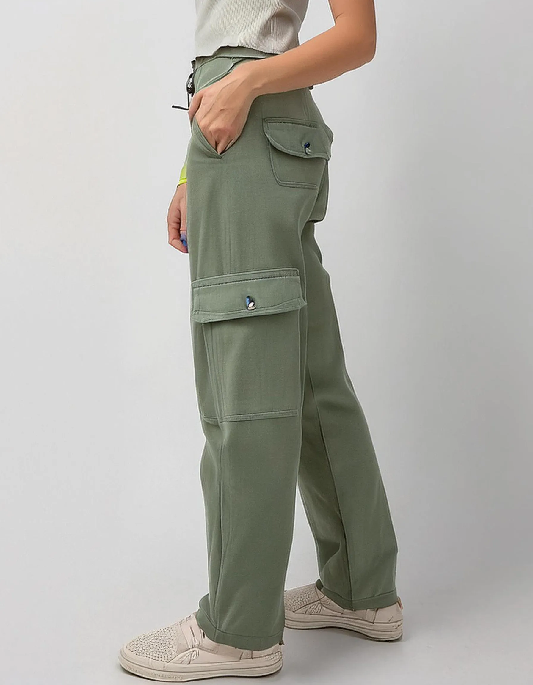 Light Olive Green Cargo Pants