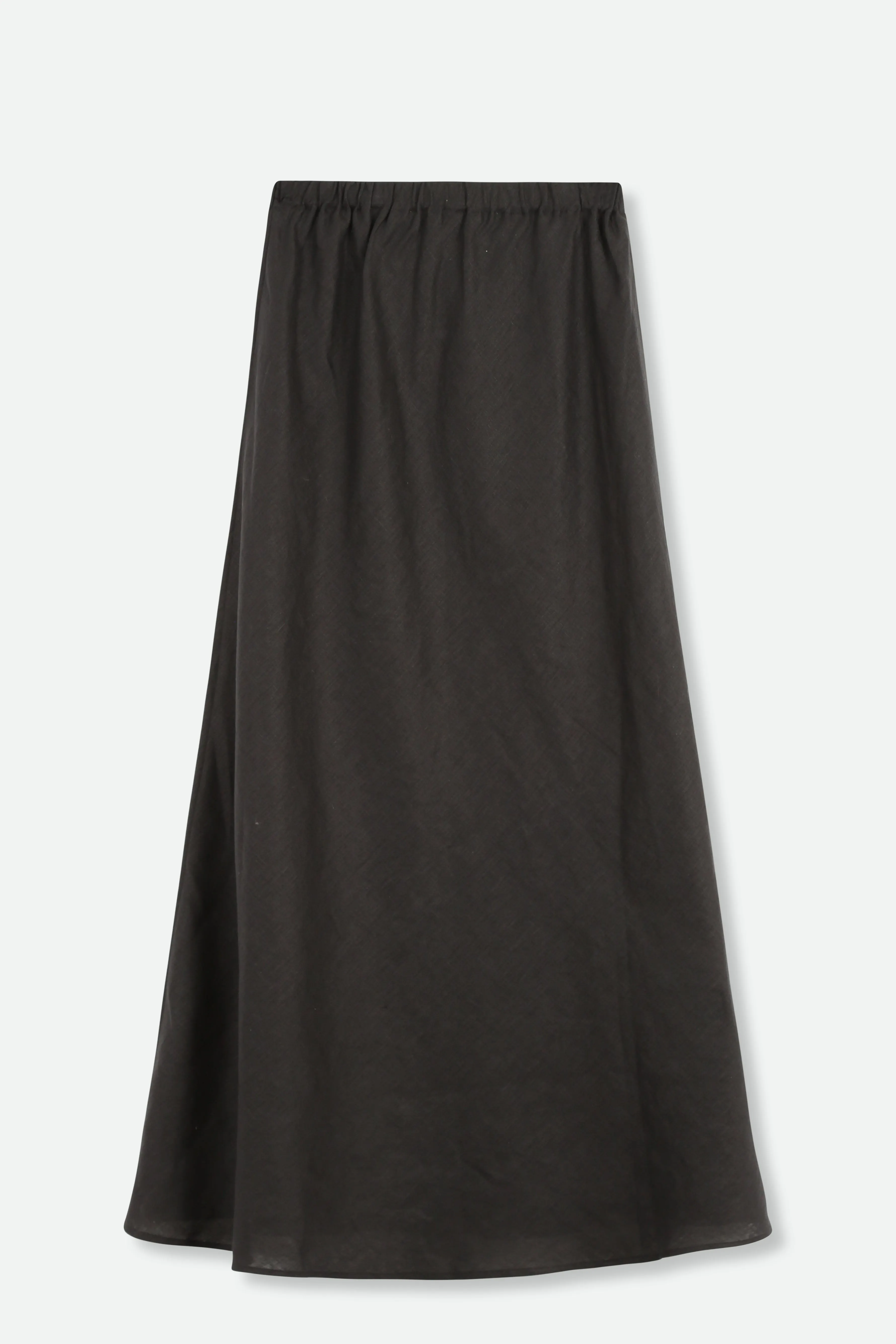 LIVIA BIAS SKIRT IN PREMIUM LINEN