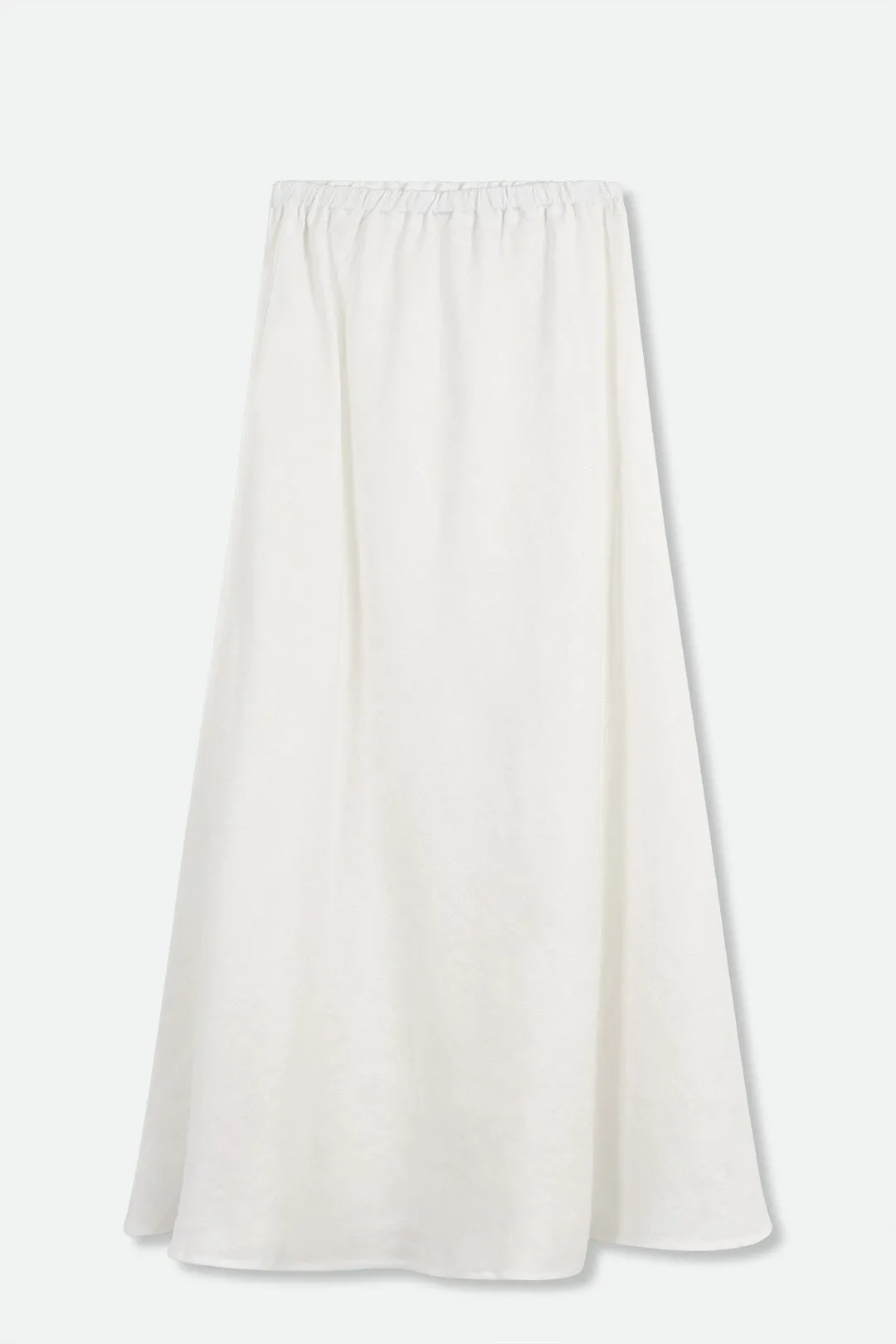 LIVIA BIAS SKIRT IN PREMIUM LINEN