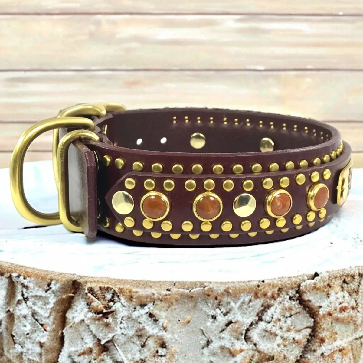 Local Leather Dog Collar