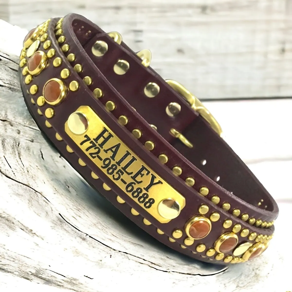 Local Leather Dog Collar