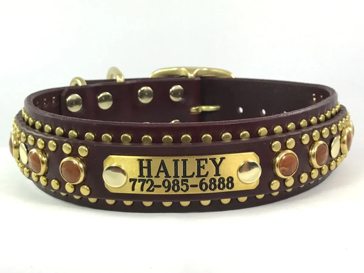 Local Leather Dog Collar