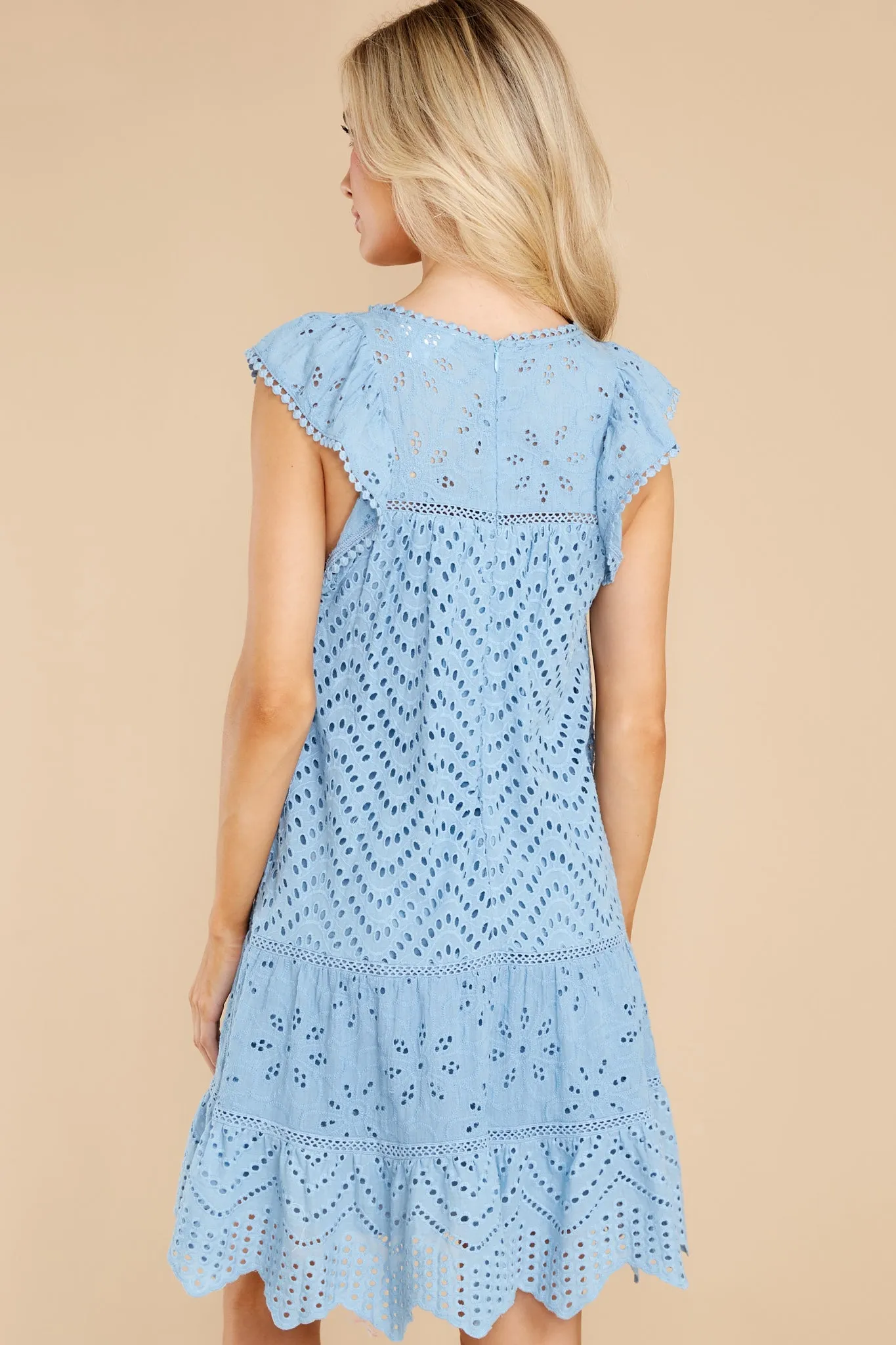 Lucia Moonlight Blue Mini Dress