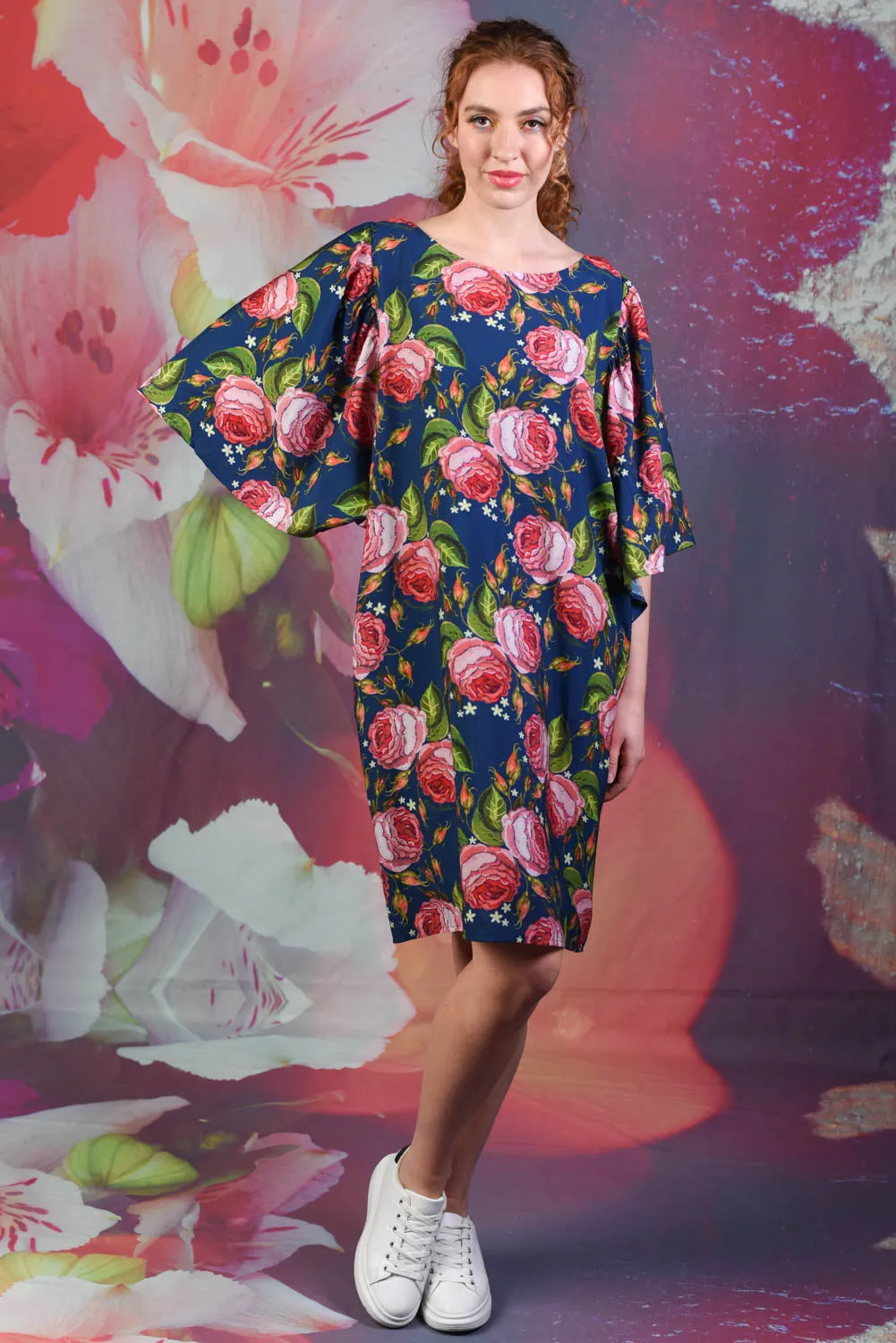 Marley Dress - Navy Floral - SALE