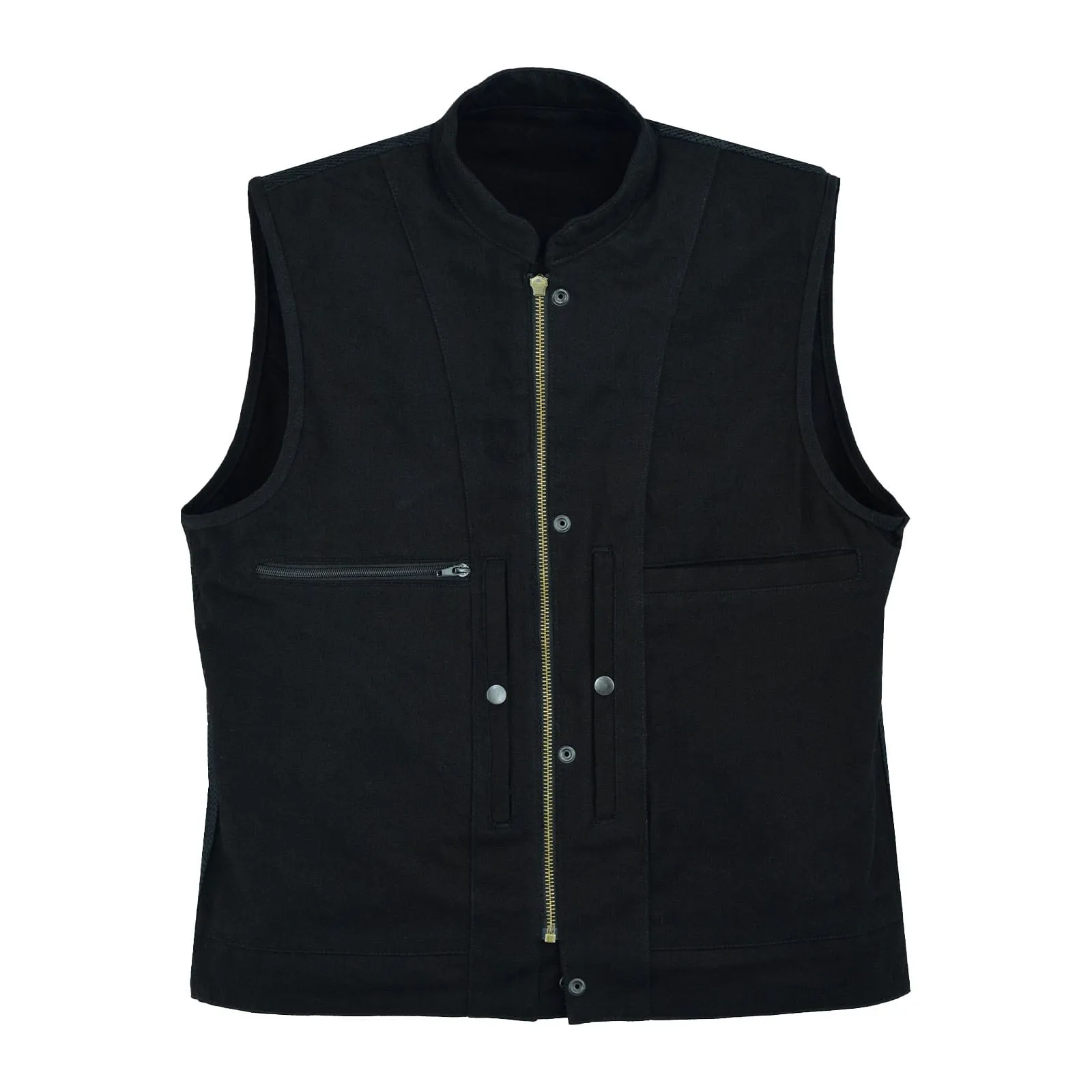 Men Sons of Anarchy Denim Biker Vest