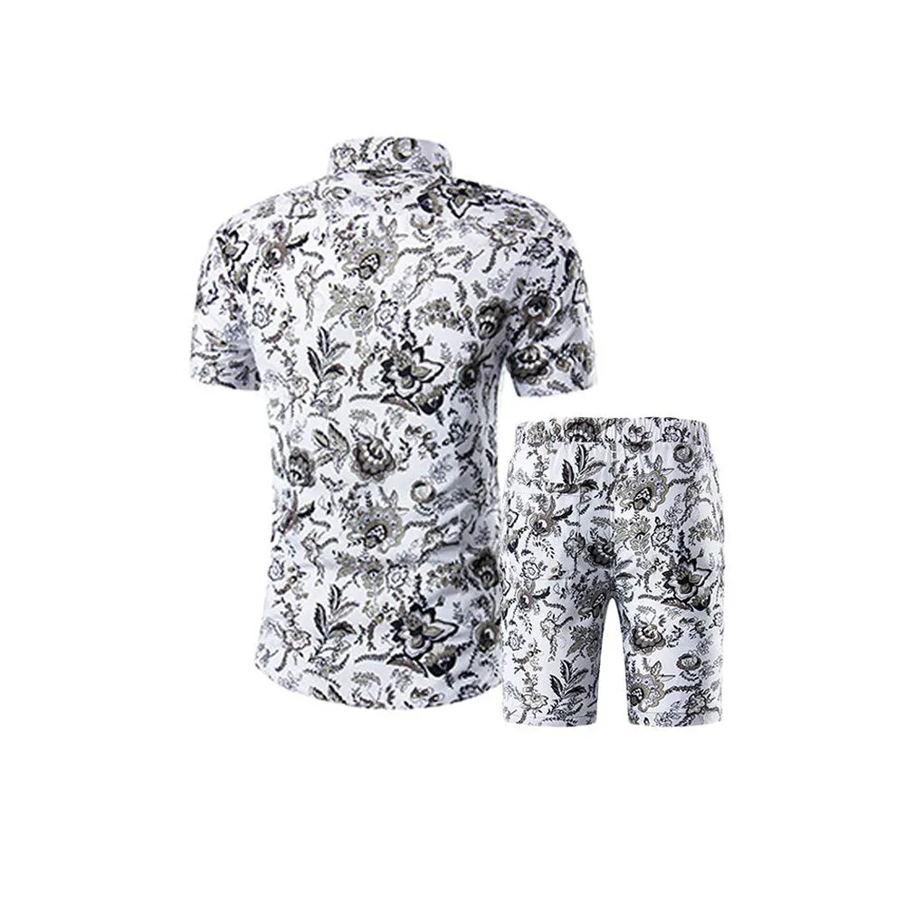 Men's Floral 2 Piece Casual Tracksuit