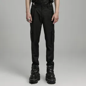 Men's Punk Big-pocket Skull Pants