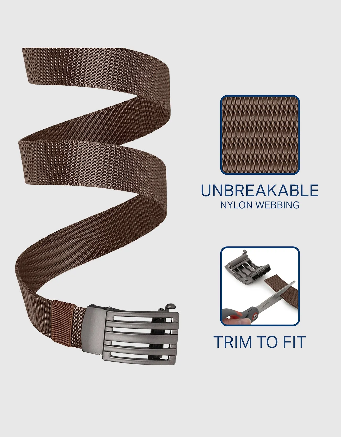 Mens Tactical Ratchet Golf Belt-2 pack