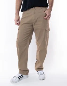 MEN'S TREY STRAIGHT FIT TWILL CARGO PANTS