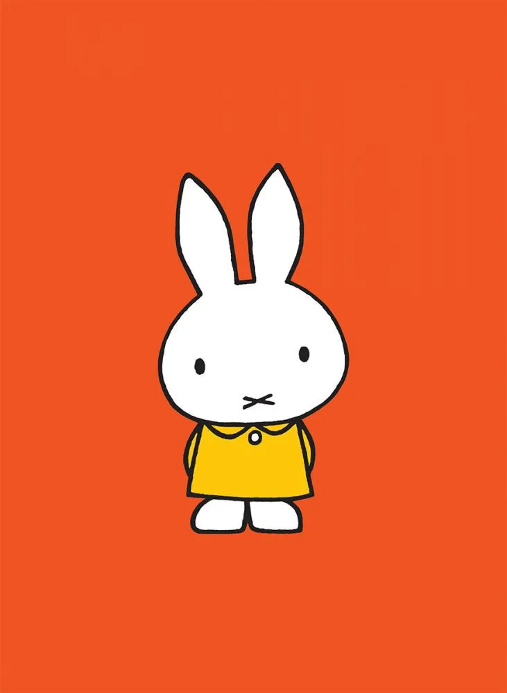 Miffy in a Yellow Dress Mini Poster