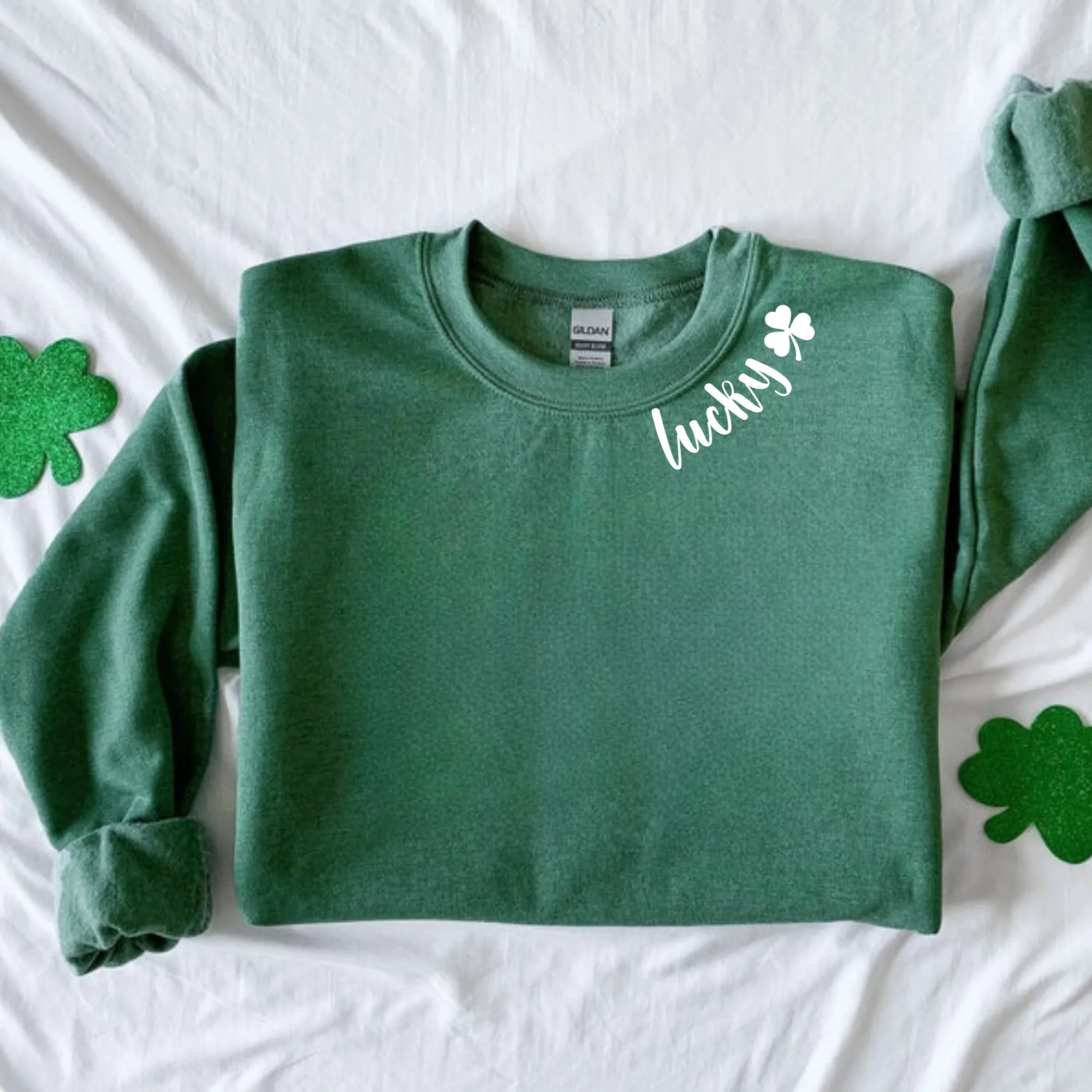 Minimalist Lucky St. Patrick's Day Sweatshirt