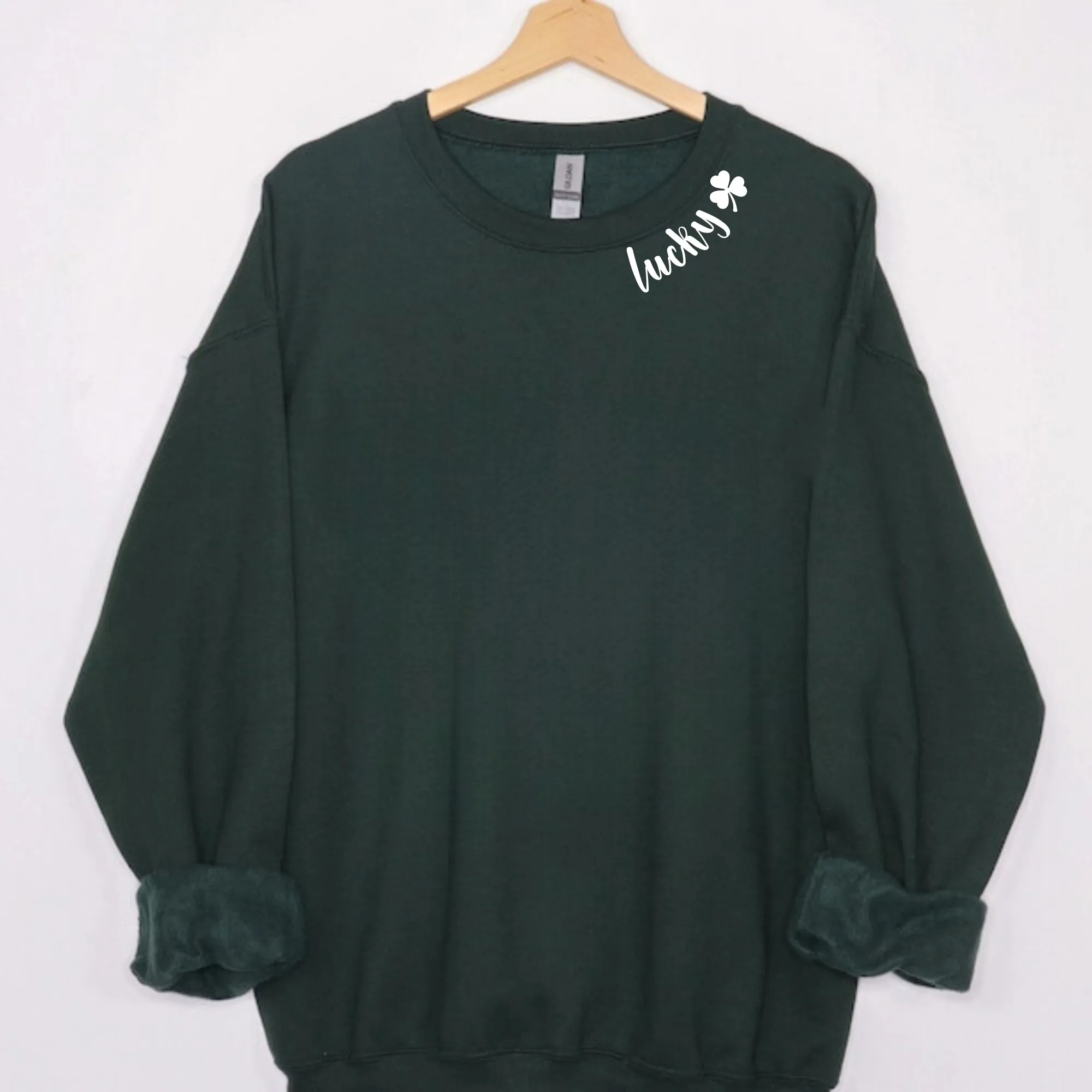 Minimalist Lucky St. Patrick's Day Sweatshirt