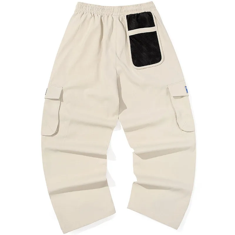 Minimalist Plain Loose Cargo Pants