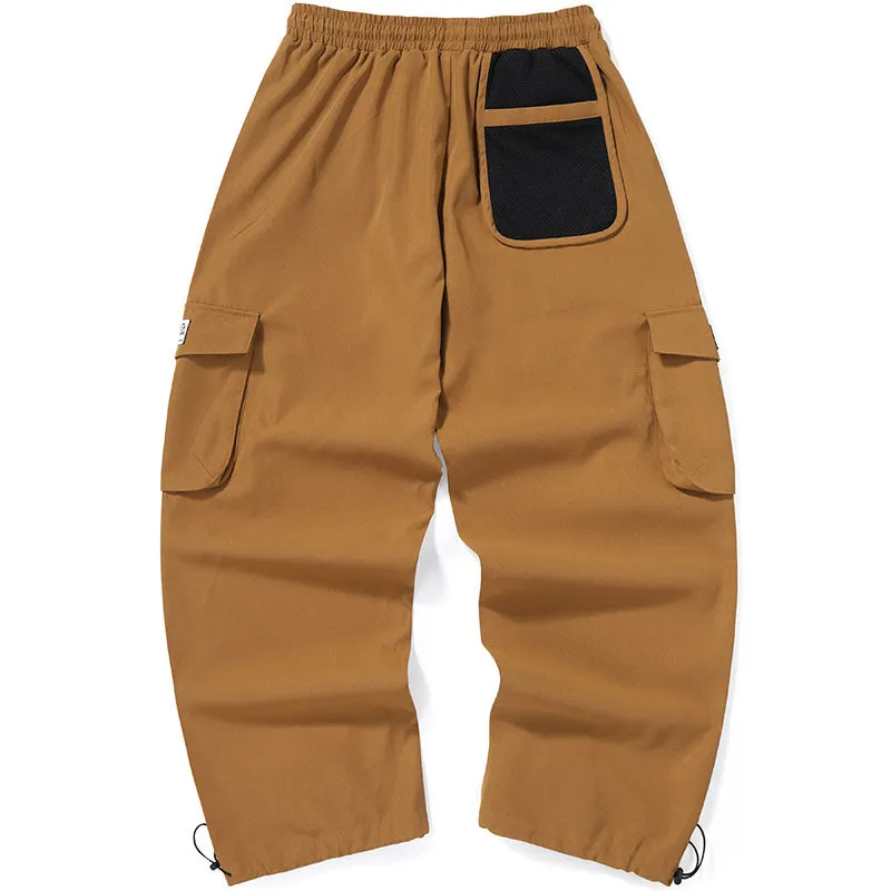 Minimalist Plain Loose Cargo Pants