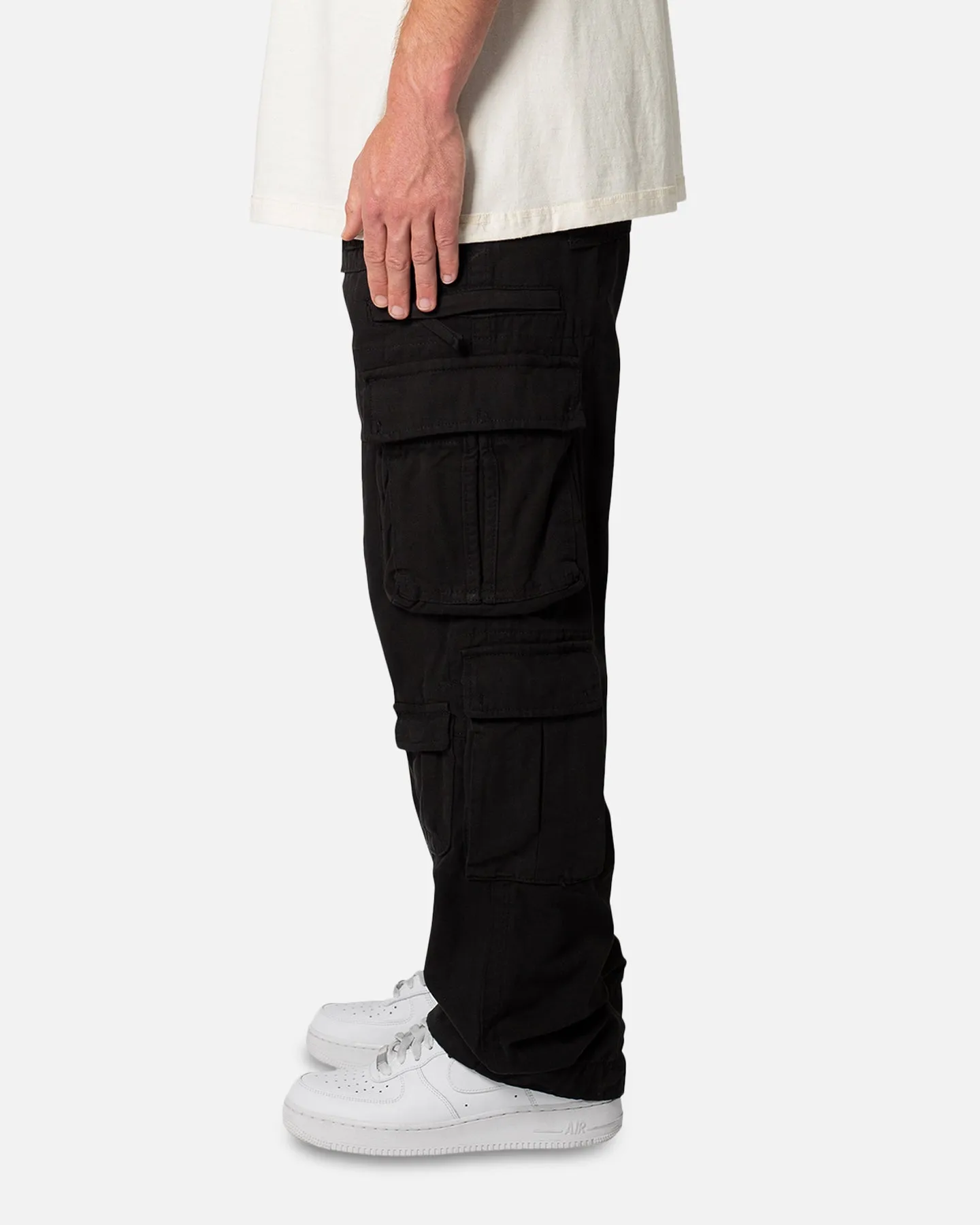 MNML Military Cargo Pants Black