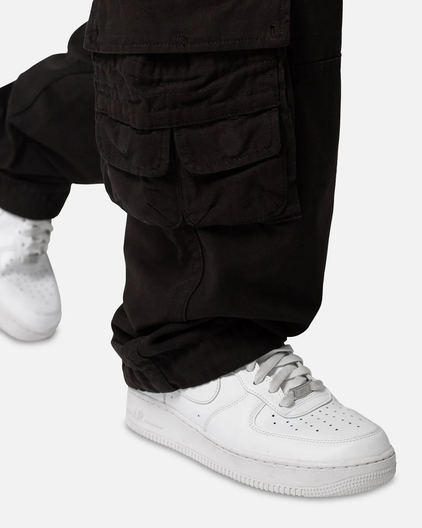 MNML Military Cargo Pants Black