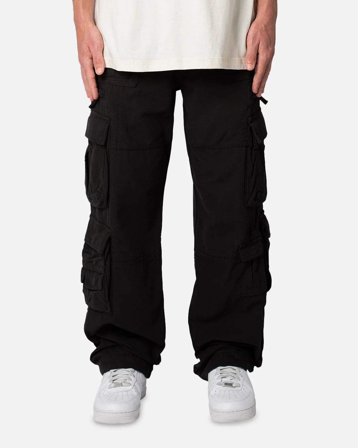 MNML Military Cargo Pants Black