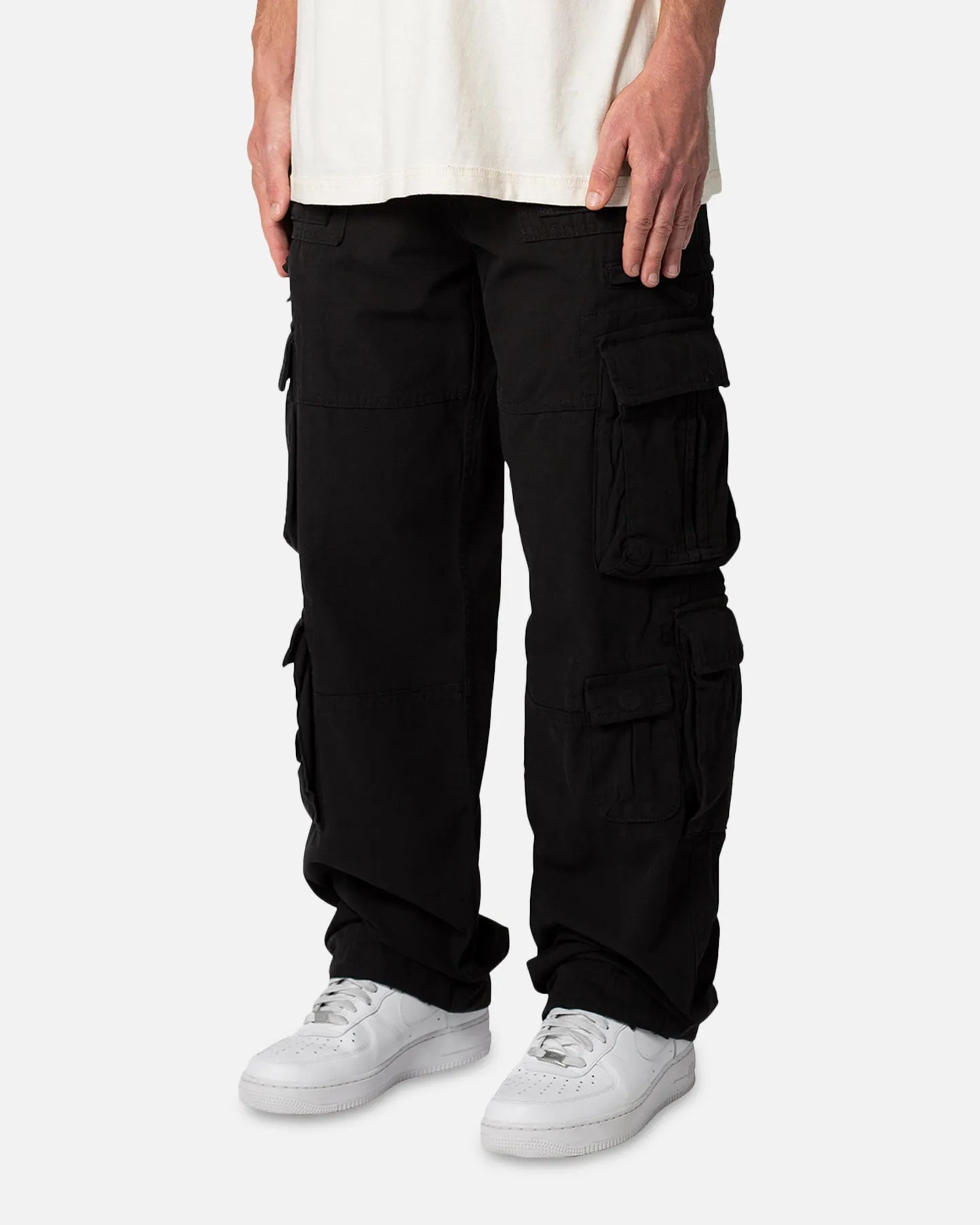 MNML Military Cargo Pants Black