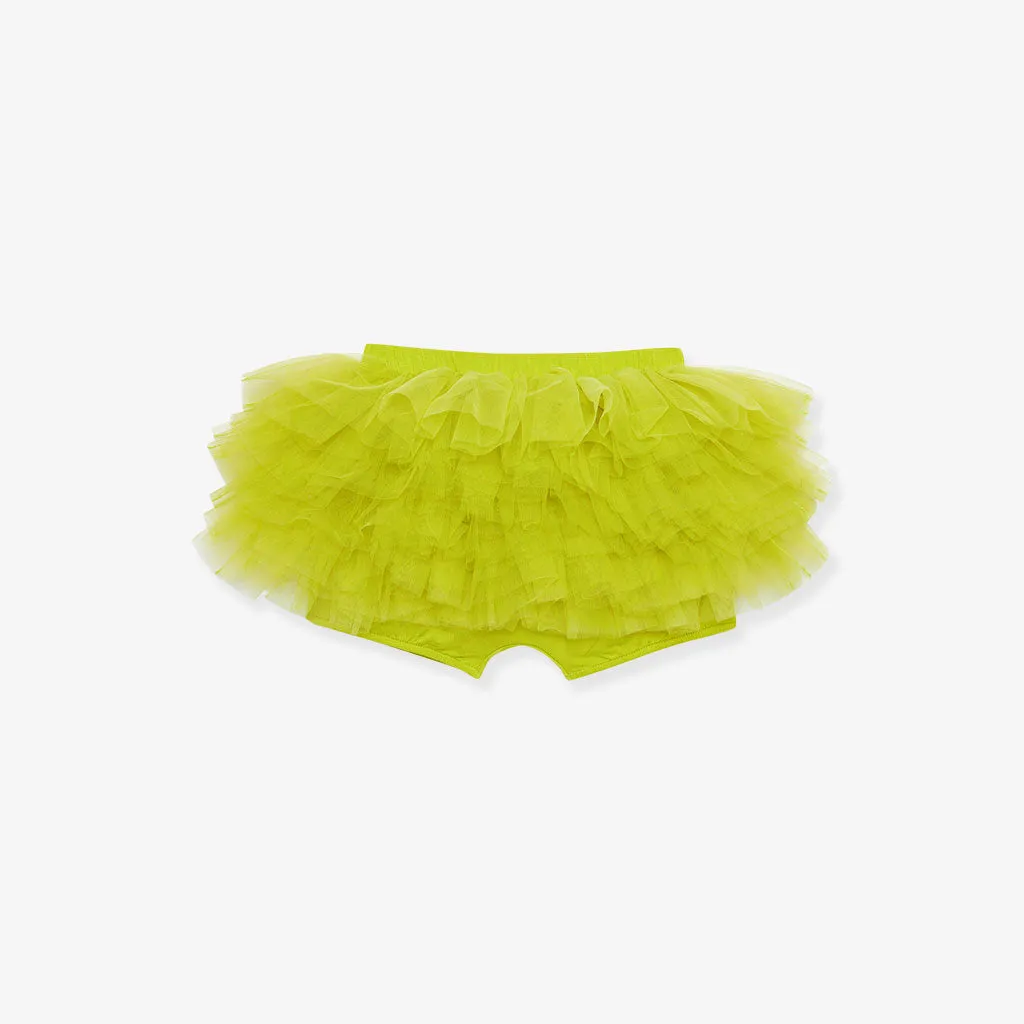 Moss Green Tulle Bloomer