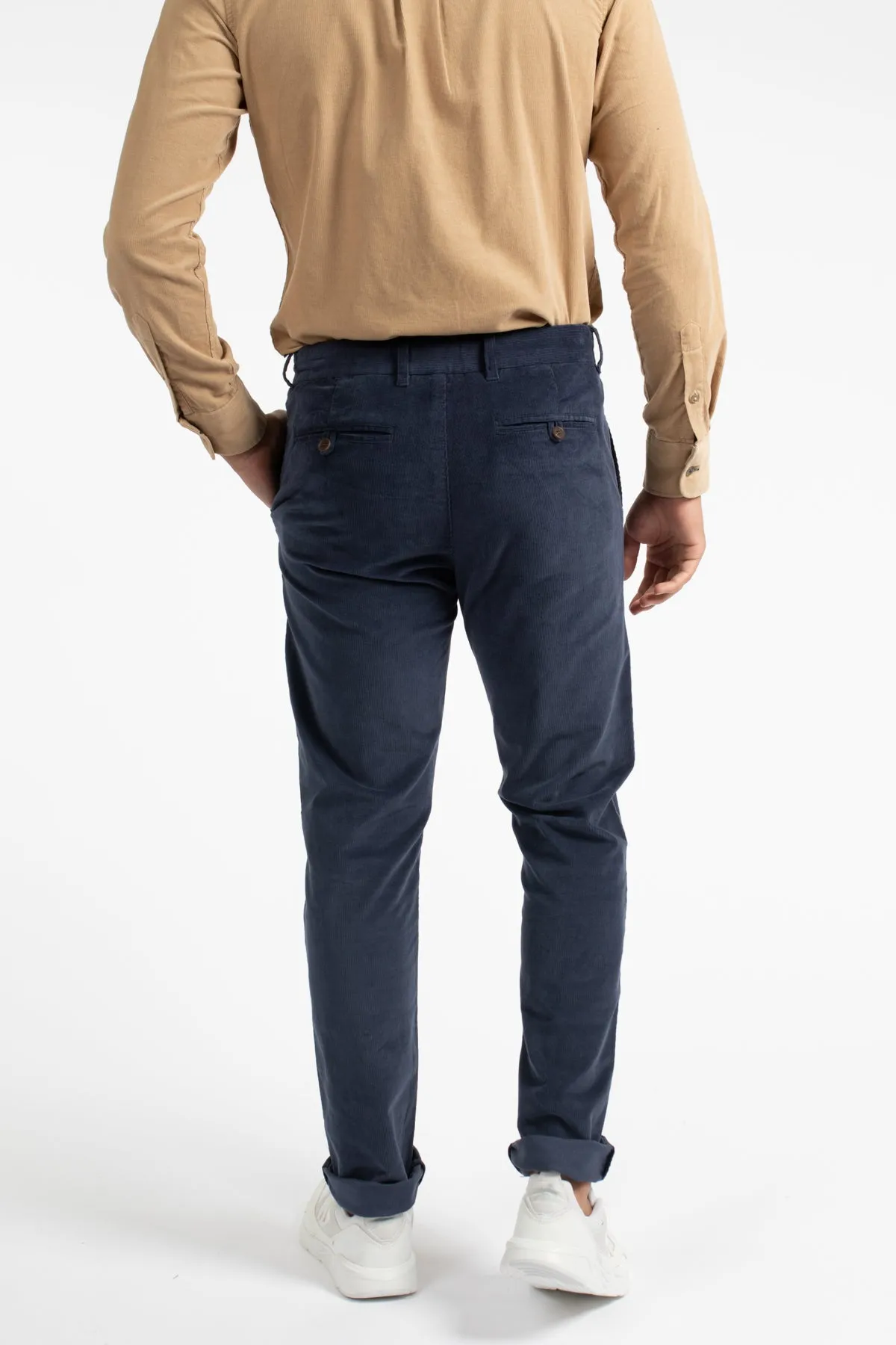 Navy Corduroy Pant