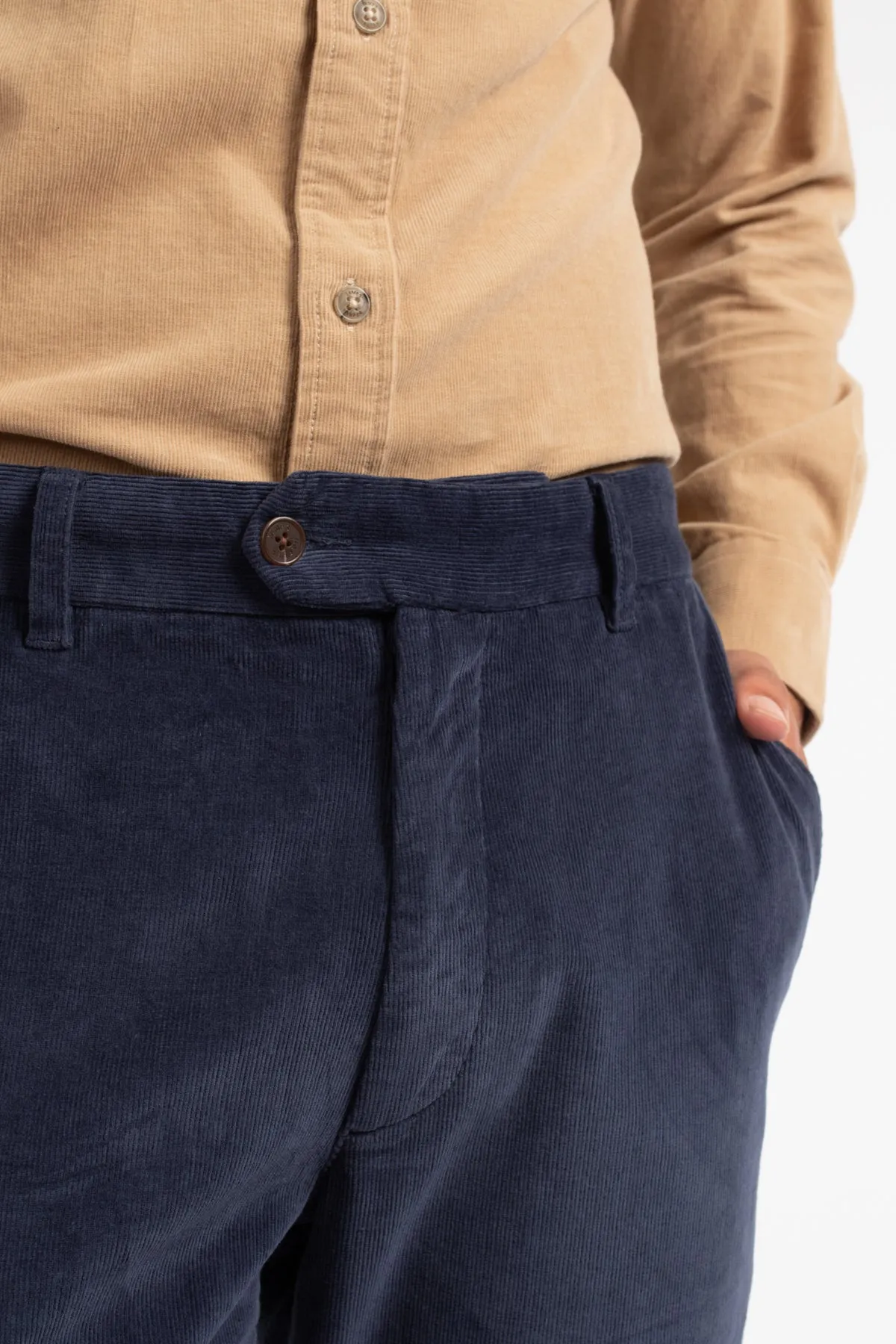 Navy Corduroy Pant