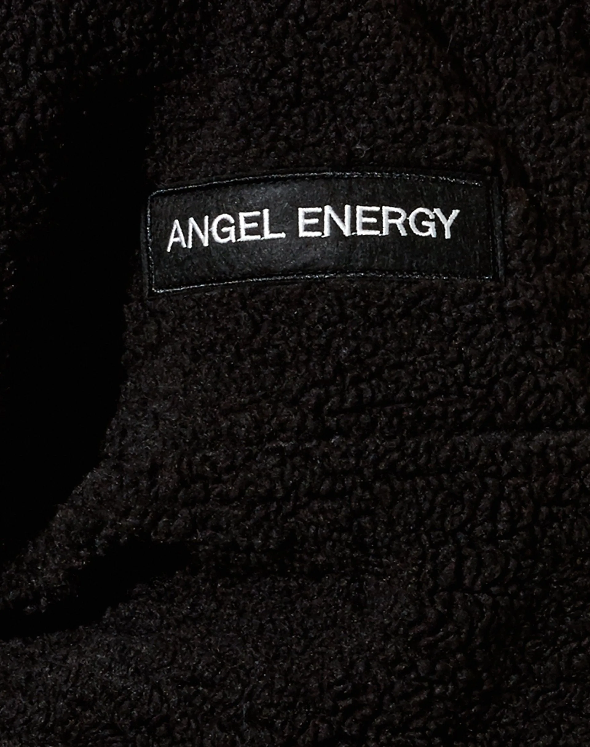 Nero Jumper in Borg Black 'Angel Energy' Label